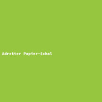 Adretter Papier-Schal